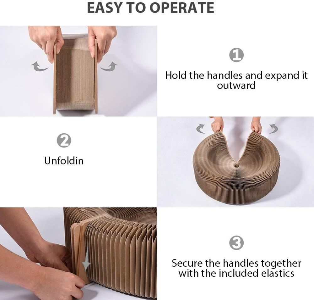 Fesara | Collapsible Cat Scratcher Bed