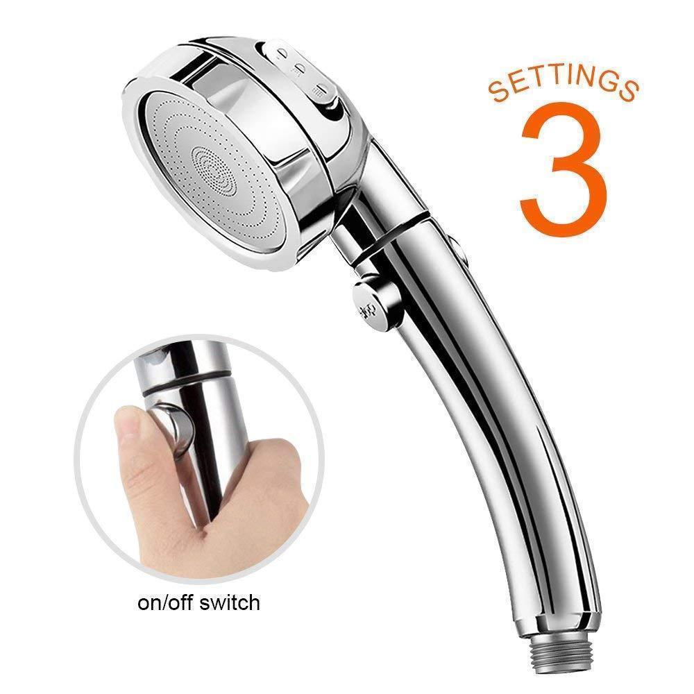 Powerful 3 Mode Shower Head with Boost Function