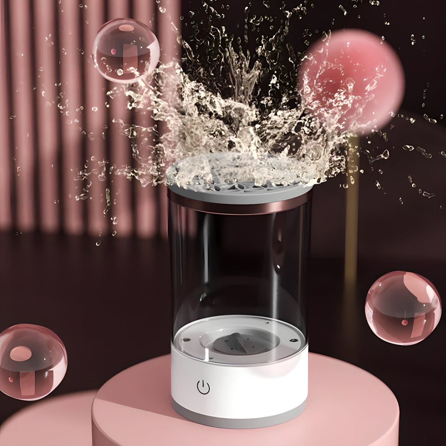 Easy Clean Makeup Brush Washer – Fast Dry for All Brushes