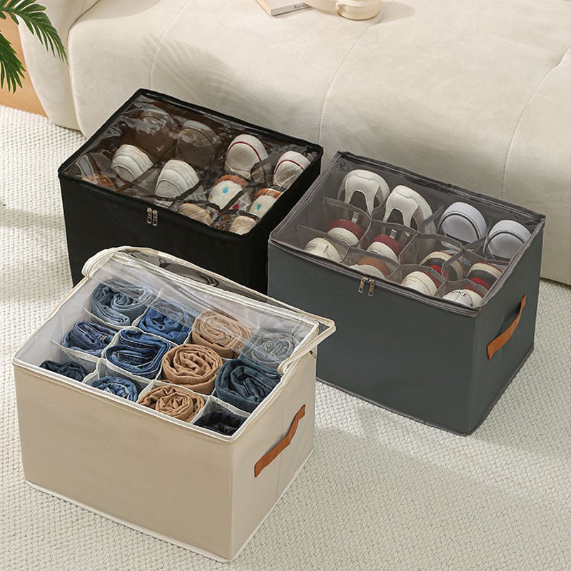 Fesara | Foldable Clear Top Shoe Storage Box