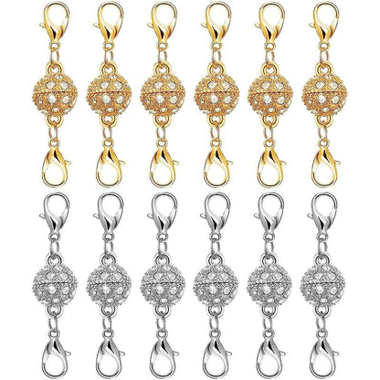 Adjustable Magnetic Jewelry Extender Clasps
