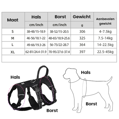 Safe No Pull Dog Harness with Reflective Strap