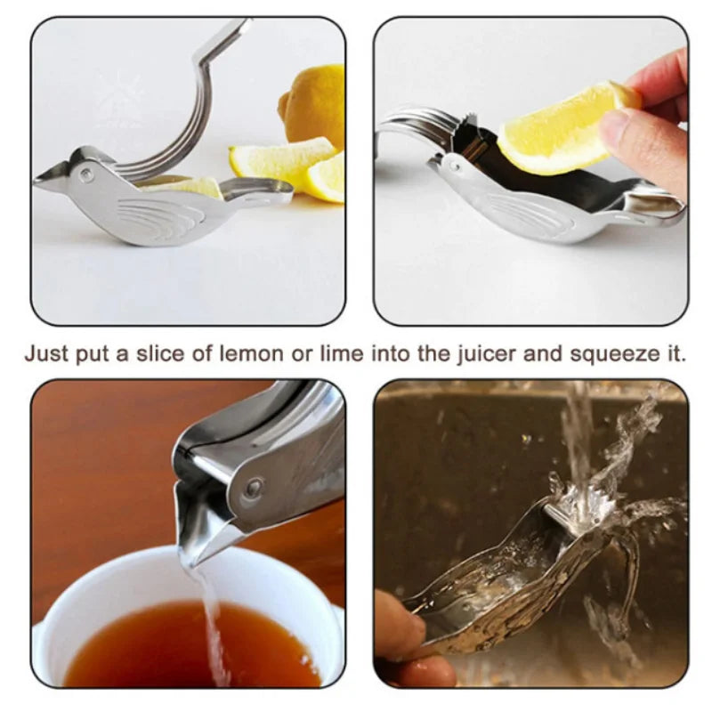 Premium Stainless Steel Manual Lemon Squeezer