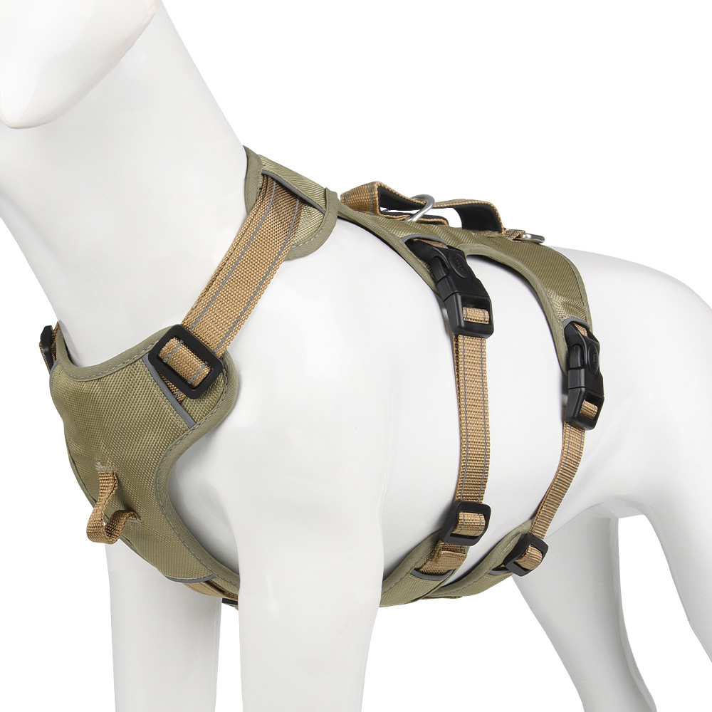Safe No Pull Dog Harness with Reflective Strap