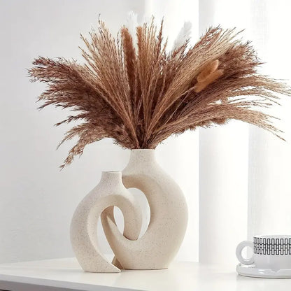 Simple White Ceramic Vase