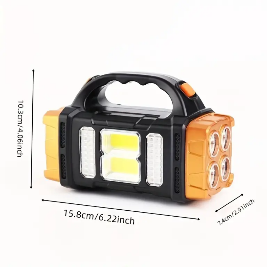 Compact 4-in-1 LED Flashlight Power Bank
