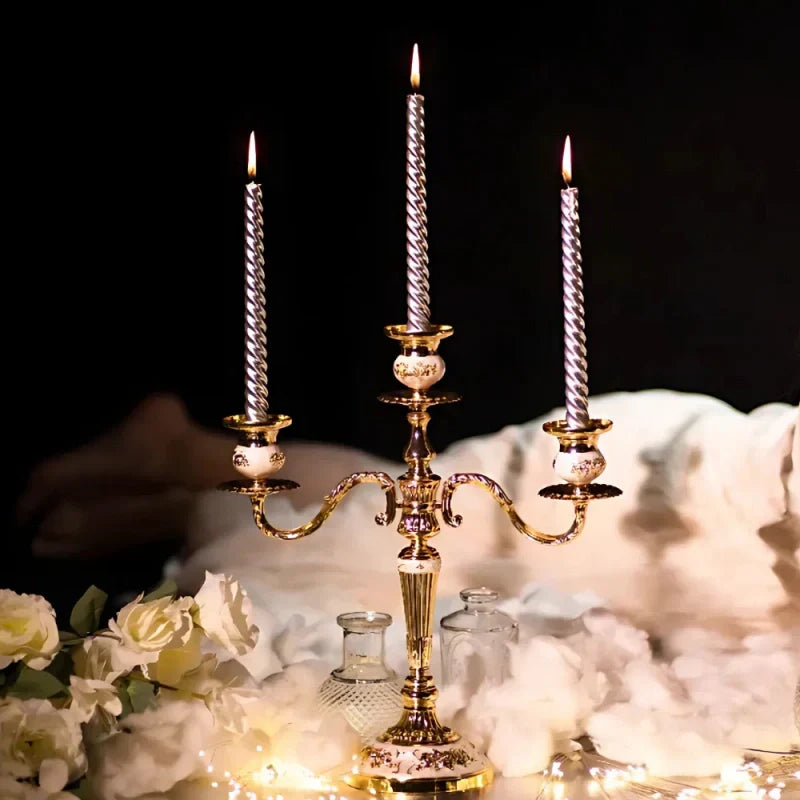 Luxury Gold Candle Holder