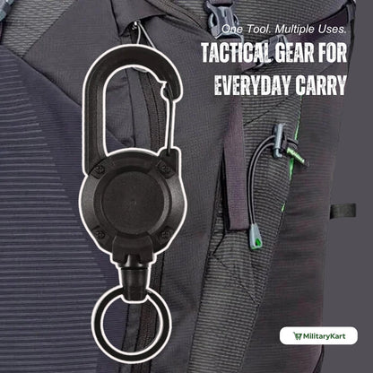 Durable Outdoor Carabiner Keychain Tool