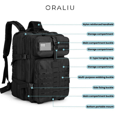 Heavy Duty Outdoor Survival Backpack