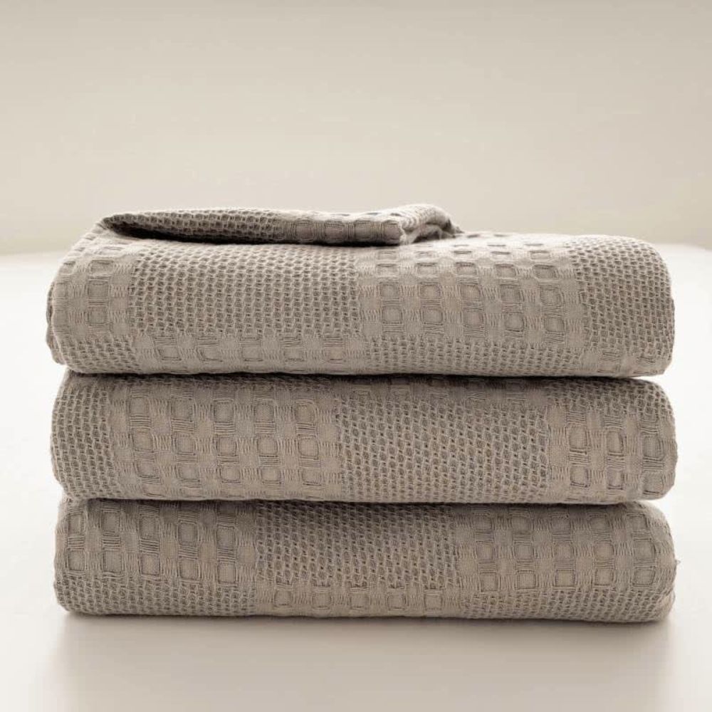 Soft Waffle Weave Cotton Blanket