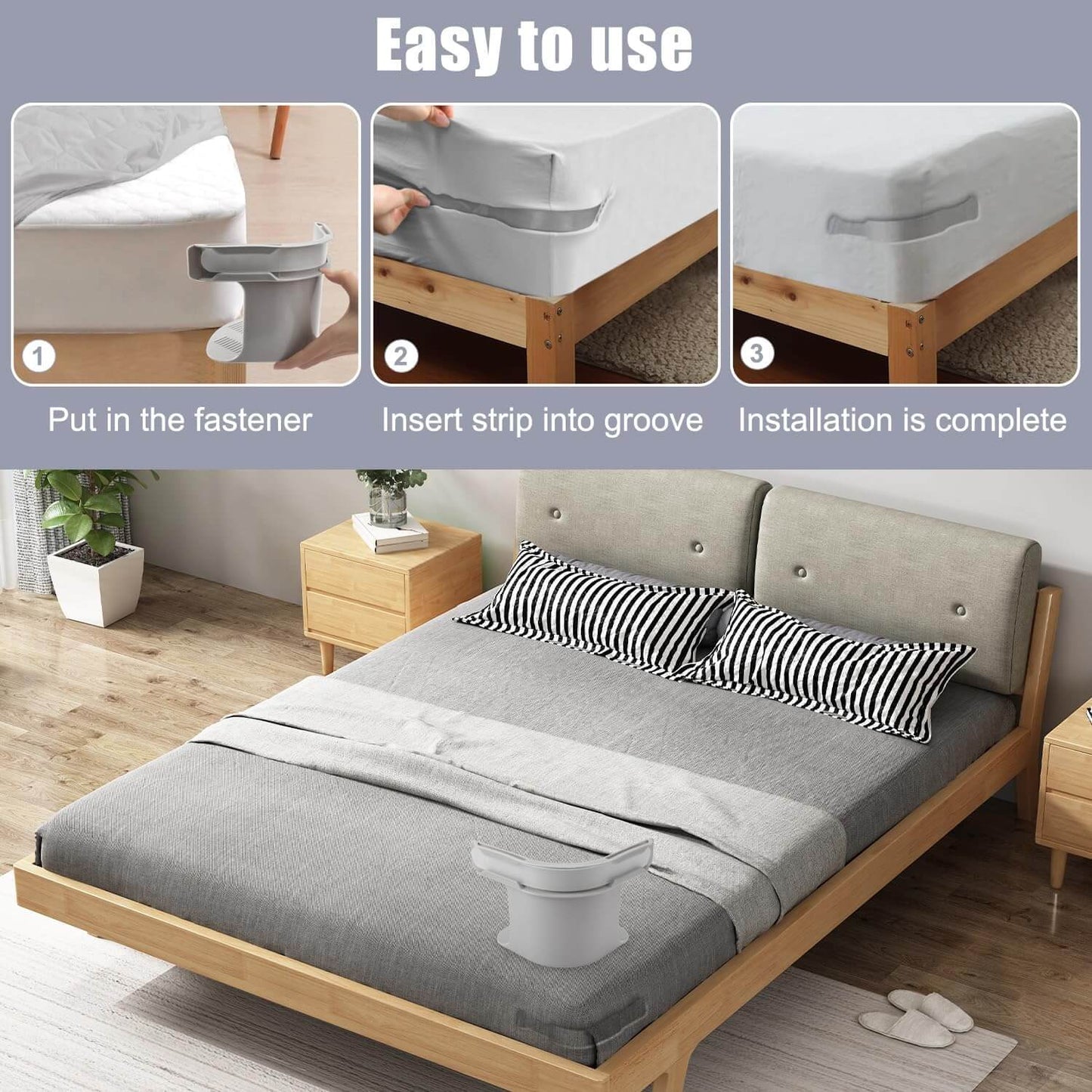 Non Slip Bed Sheet Straps