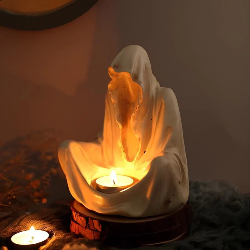 Elegant Metal Candle Stand
