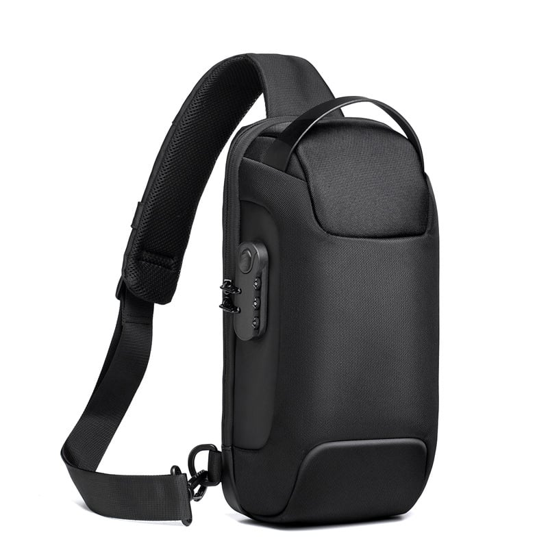 Secure Crossbody Travel Bag with USB Charging Port