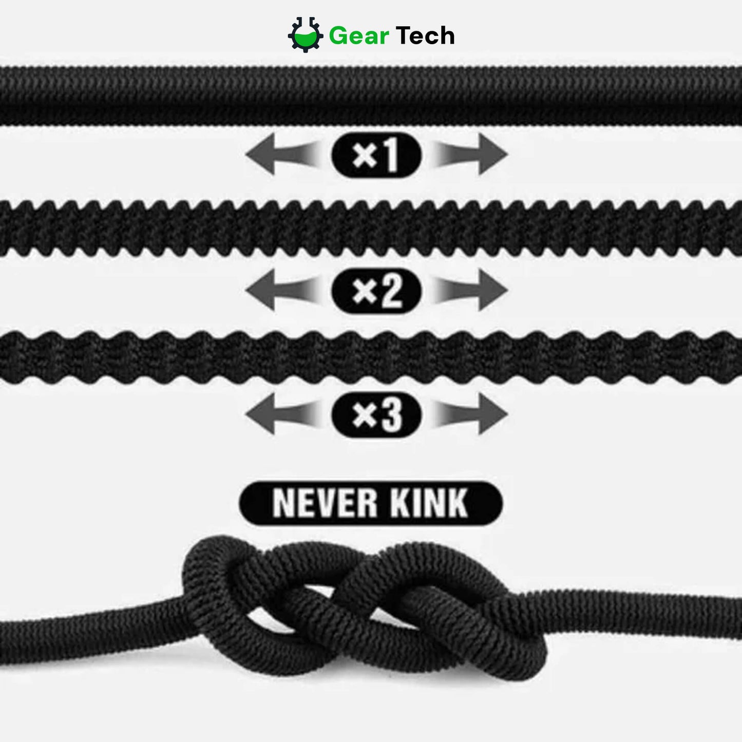Flexible Water Hose with 8 Spray Settings Durable & Kink Free