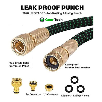 Flexible Water Hose with 8 Spray Settings Durable & Kink Free
