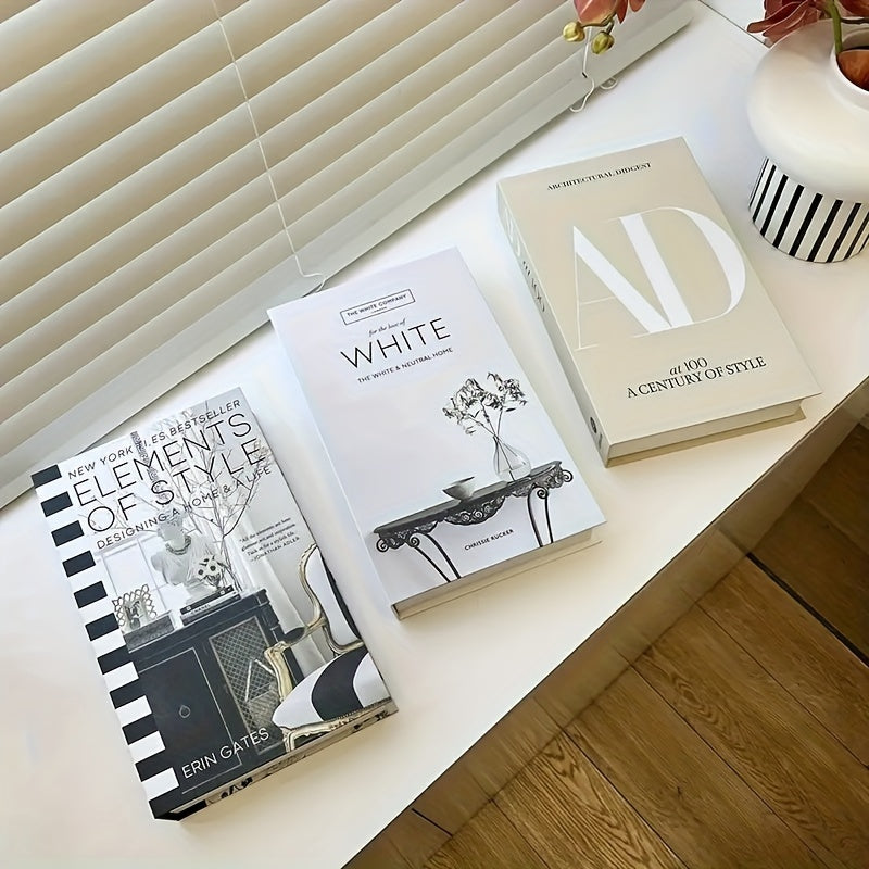 Stylish Home Decor Books Set of 3