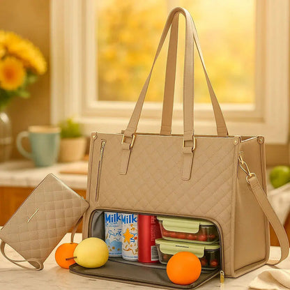 Insulated Laptop Lunch Backpack - Fesara