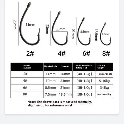 Strong Fishing Hooks with Camo Fishing Line
