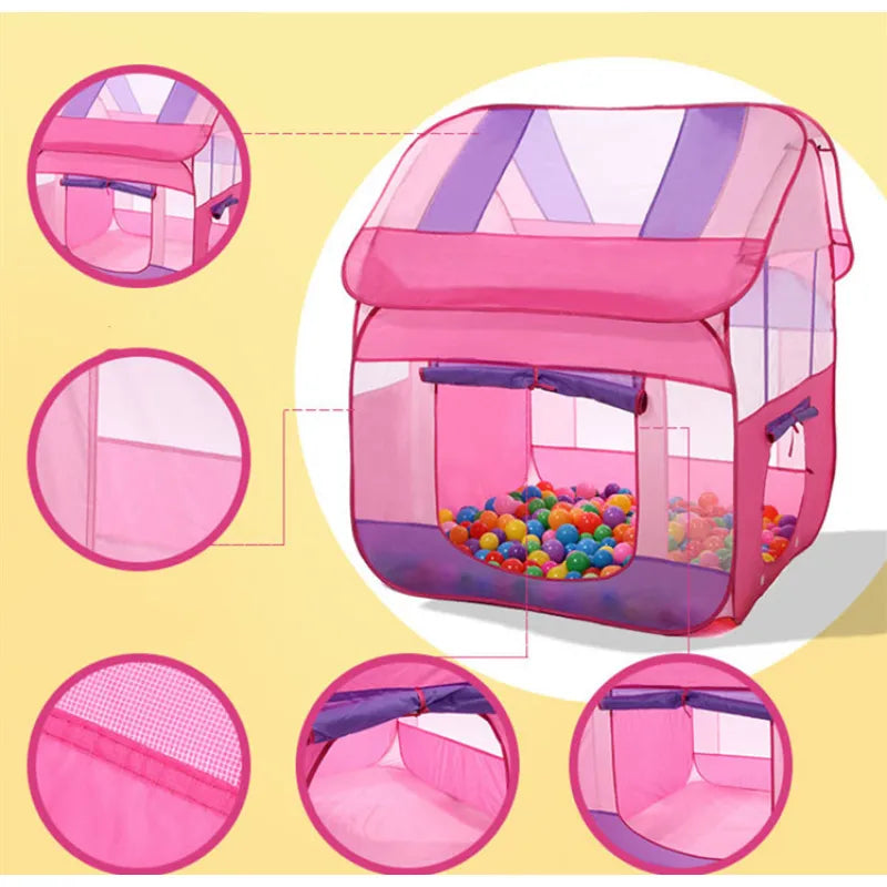 Vibrant Kids Playhouse - Fun Indoor Outdoor Play Tent