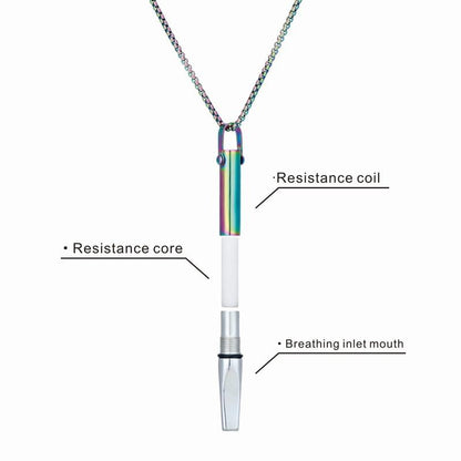Metallic Airflow Training Necklace