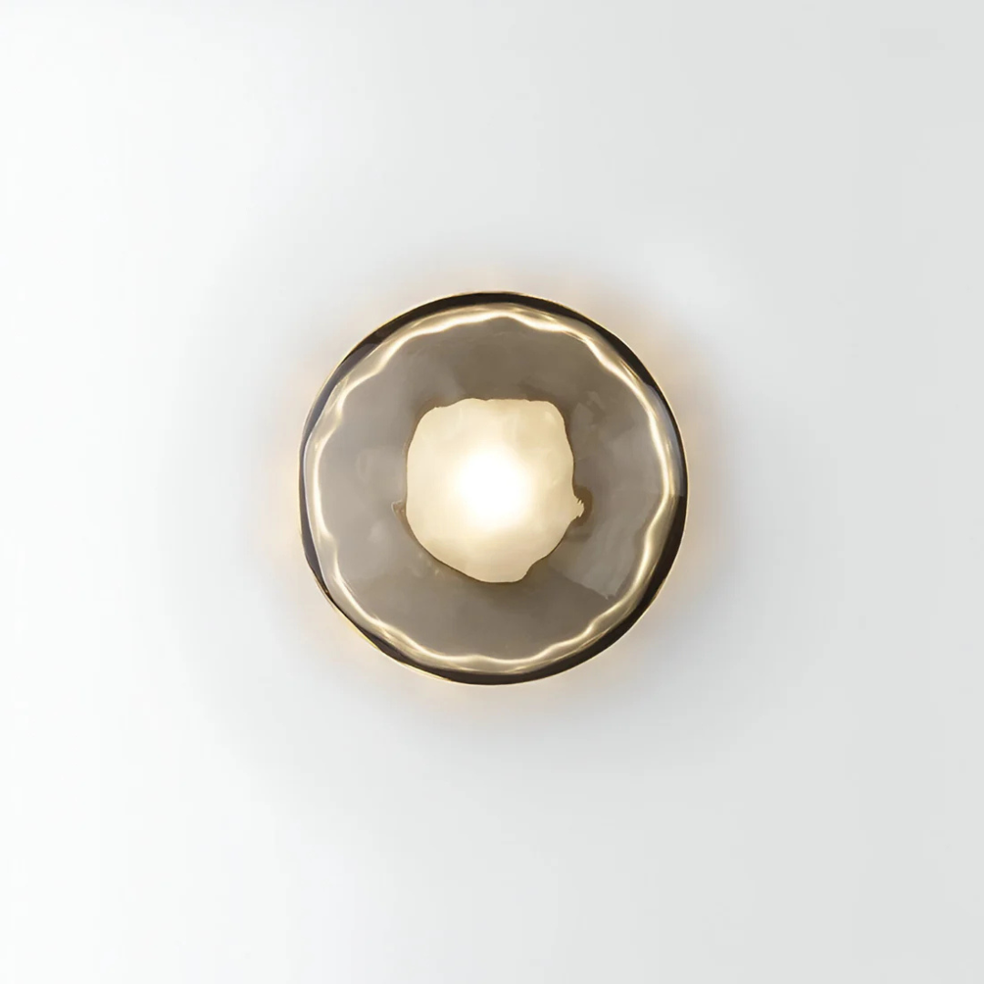 Elegant Glass Panel Wall Light