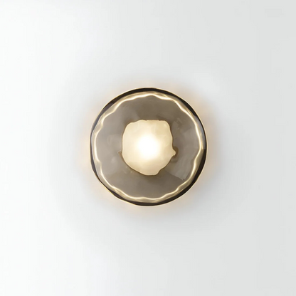 Elegant Glass Panel Wall Light