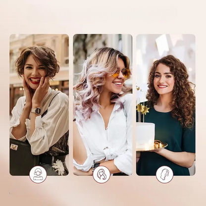 Easy Curl 3 Barrel Ceramic Hair Curling Iron