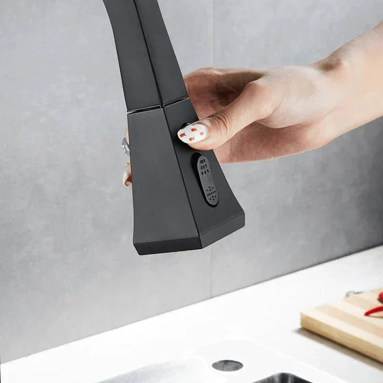 Contemporary Swing Kitchen Faucet – Sleek Stainless Steel Mixer Tap