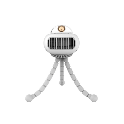 Compact Baby Stroller Fan with Rechargeable Battery
