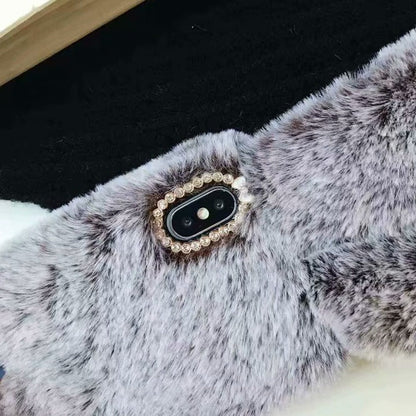 Grey Fox Pattern Phone Case