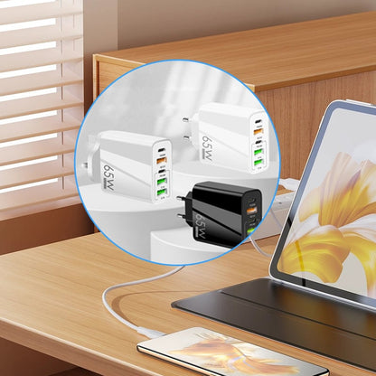 Fast 65W USB Charger Adapter - US Plug