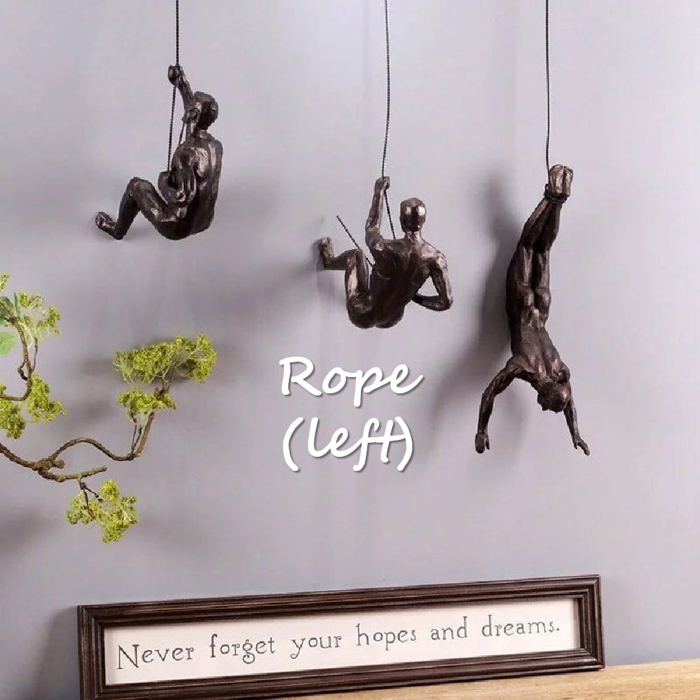 Metal Climber Figurine Decoration