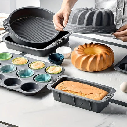 Easy Bake Silicone Cake Mould Set - Fesara