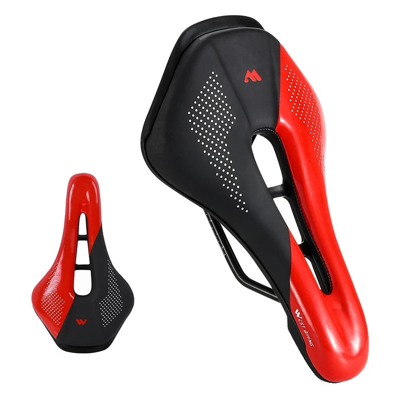 Variant image for Comfortable Shockproof Bicycle Saddle with Hollow Design – Non-Slip Cushion for MTB and Road Bike-2