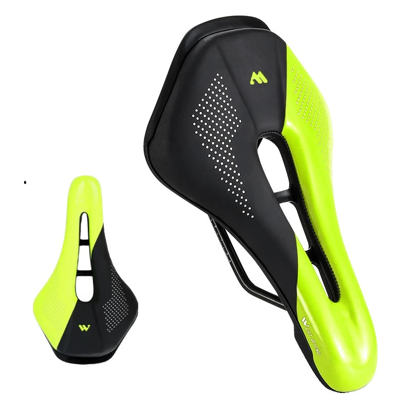 Variant image for Comfortable Shockproof Bicycle Saddle with Hollow Design – Non-Slip Cushion for MTB and Road Bike-4