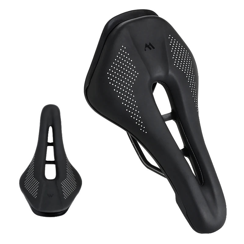 Variant image for Comfortable Shockproof Bicycle Saddle with Hollow Design – Non-Slip Cushion for MTB and Road Bike-1