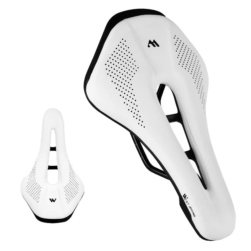 Variant image for Comfortable Shockproof Bicycle Saddle with Hollow Design – Non-Slip Cushion for MTB and Road Bike-16