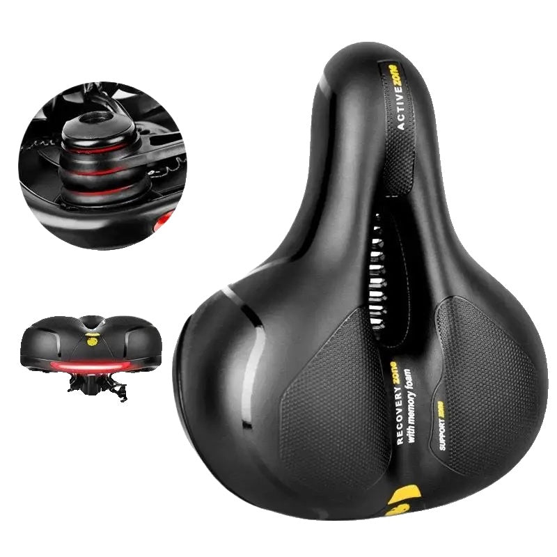 Variant image for Comfortable Hollow Breathable Bicycle Saddle for MTB and Road Bikes - Shock Absorbing Bike Seat for Long-Distance Riding-3