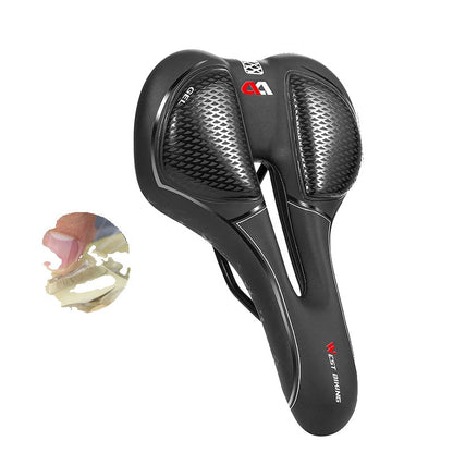 Variant image for High Elastic Shock Absorbing Bicycle Saddle – Waterproof and Breathable Comfortable Bike Seat for Mountain and Road Biking-7