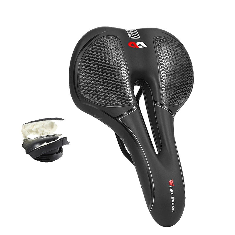 Variant image for High Elastic Shock Absorbing Bicycle Saddle – Waterproof and Breathable Comfortable Bike Seat for Mountain and Road Biking-5