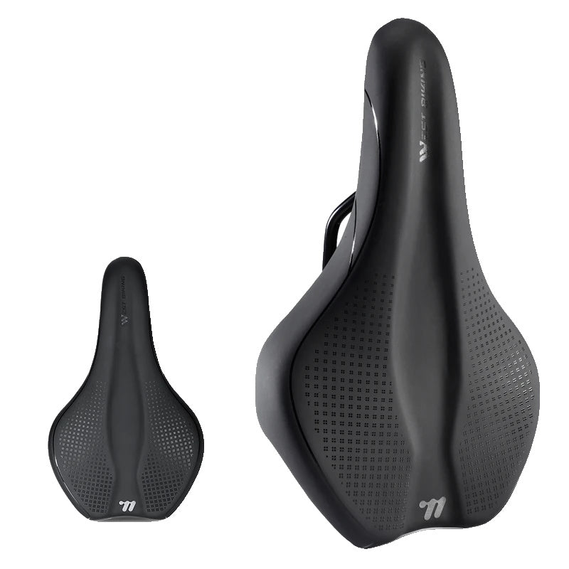 Variant image for Shockproof Bicycle Saddle - Comfortable Bike Seat with Non-Slip Leather Cushion for Mountain and Road Bikes-2
