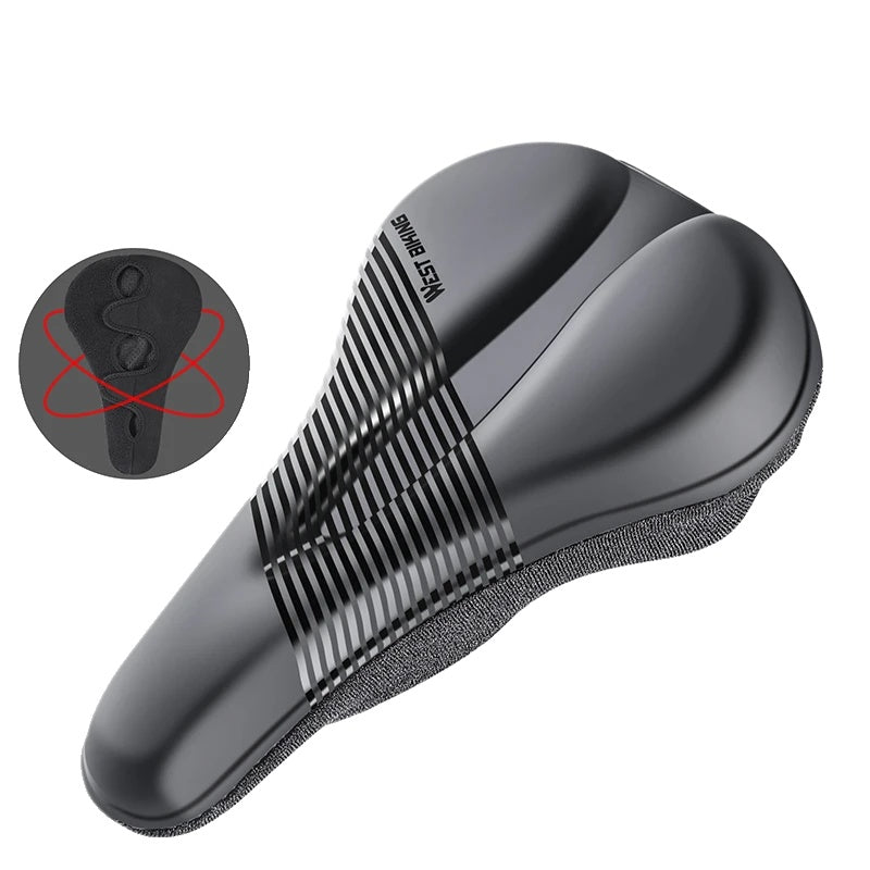 Variant image for Wear-Resistant Bicycle Saddle Cover with Shock Absorption and Waterproof Design – Soft Bike Seat Cushion for Comfort-1