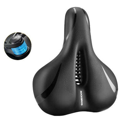 Soft Padded Bike Seat with Cushion and Airflow Design - Fesara