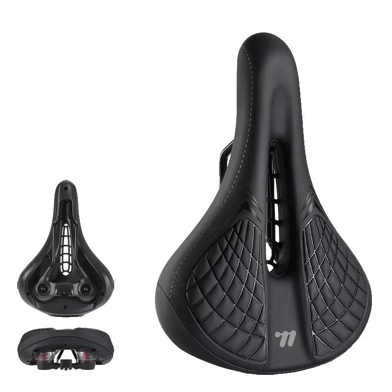 Variant image for Comfortable Shock-Absorbing Bicycle Saddle with Hollow Design, Waterproof Bike Seat for Enhanced Riding Experience-4