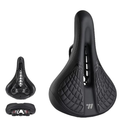 Variant image for Comfortable Shock-Absorbing Bicycle Saddle with Hollow Design, Waterproof Bike Seat for Enhanced Riding Experience-4