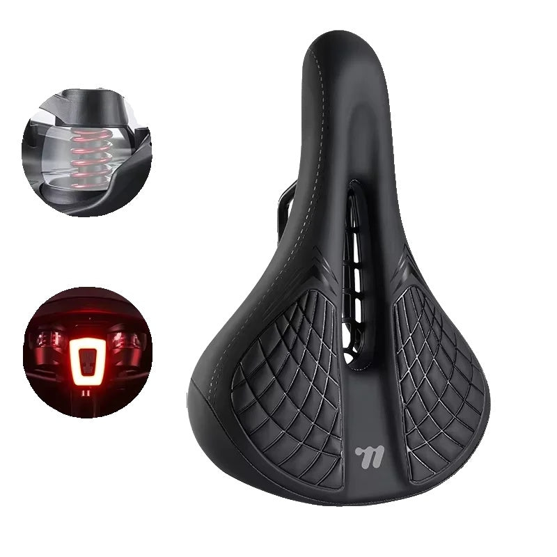 Variant image for Comfortable Shock-Absorbing Bicycle Saddle with Hollow Design, Waterproof Bike Seat for Enhanced Riding Experience-3