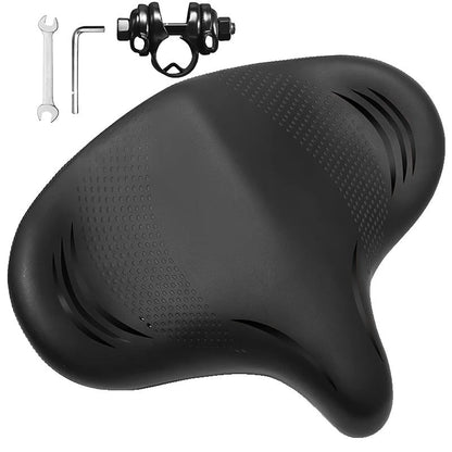Variant image for Oversized Bike Saddle with Shock Absorption and Waterproof Design – Comfortable Bicycle Seat for Long-Distance Cycling-2