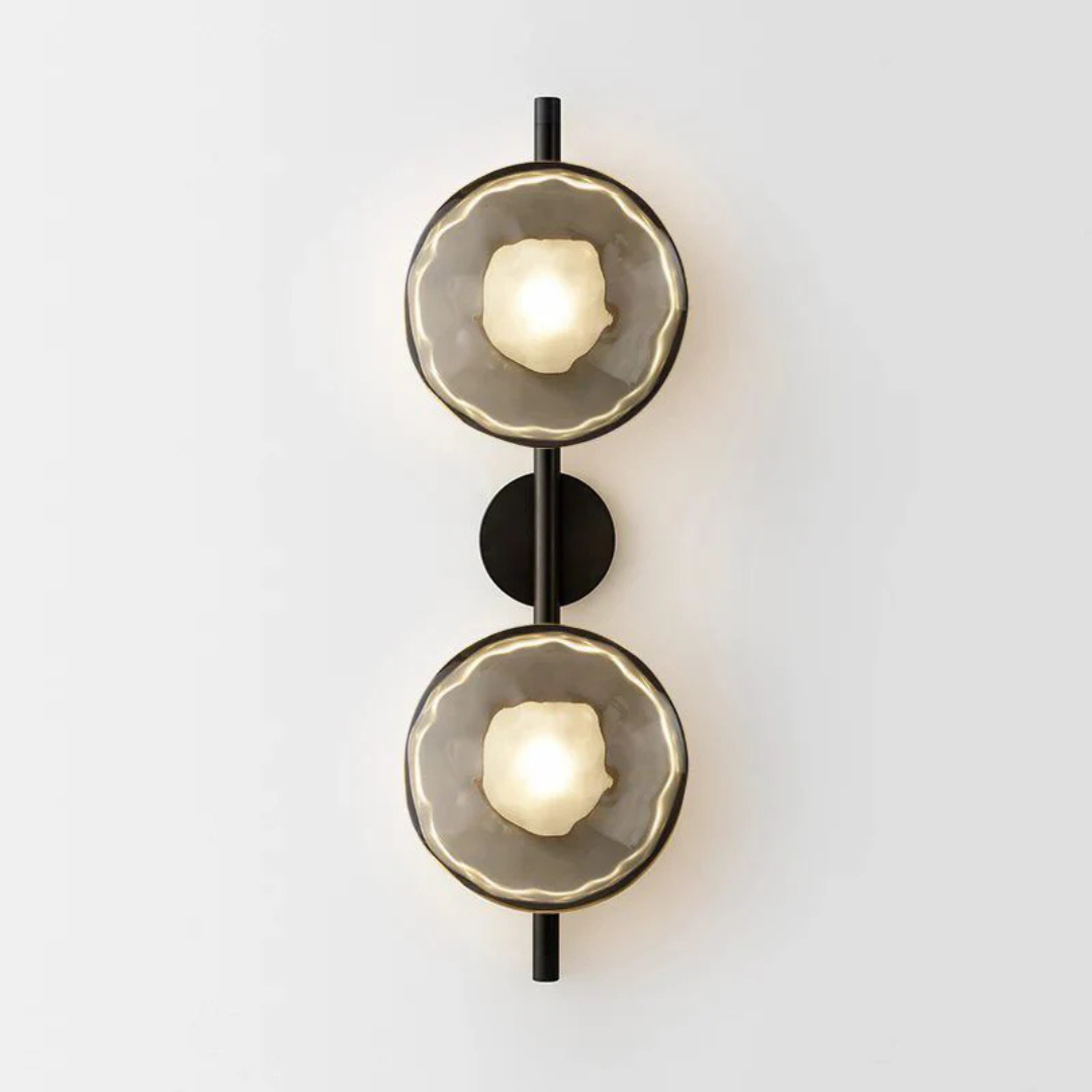 Elegant Glass Panel Wall Light