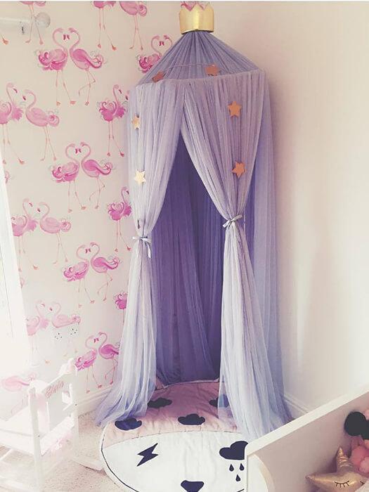 Soft Baby Bed Canopy - Cozy Nursery Shade