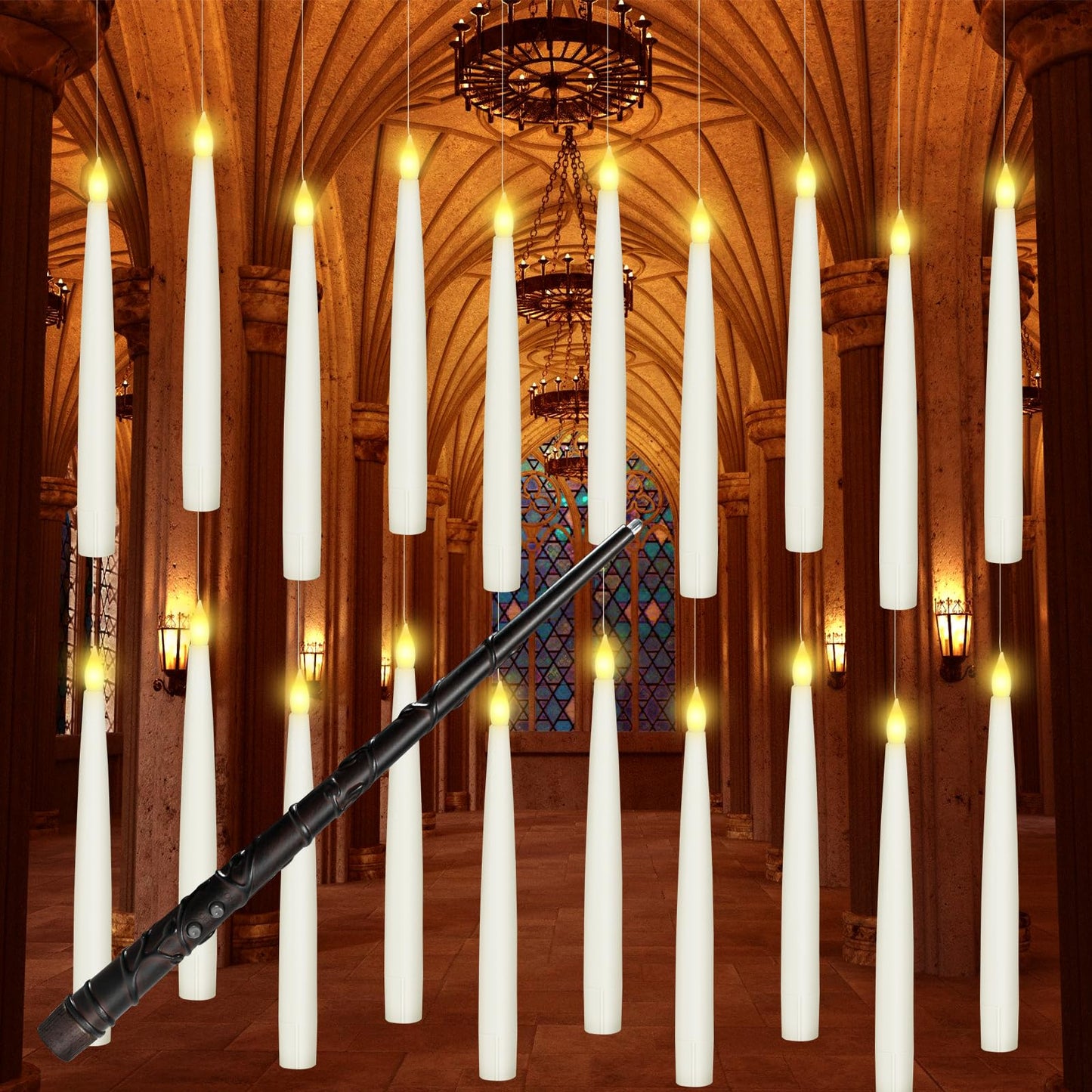 Whimsical LED Candles With Remote